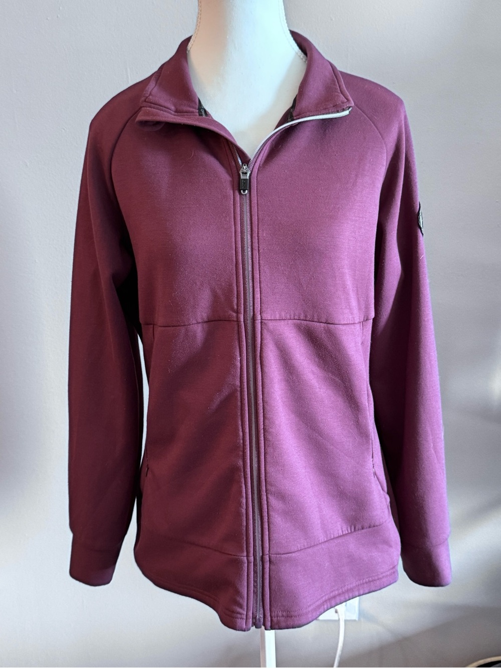 Women's Full-Zip Jacket in Plum